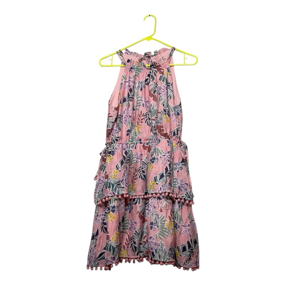 Women’s NWT‎ Fate halter, tropical design mini dress, size medium